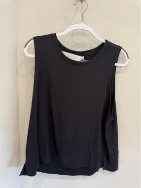 Rhone Black Sleeveless Athletic Tank Top XL